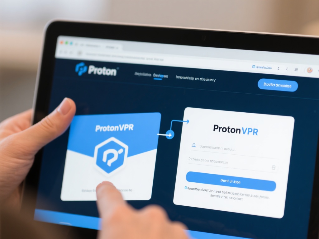 下载与安装：以ProtonVPN为例，用户首先要在