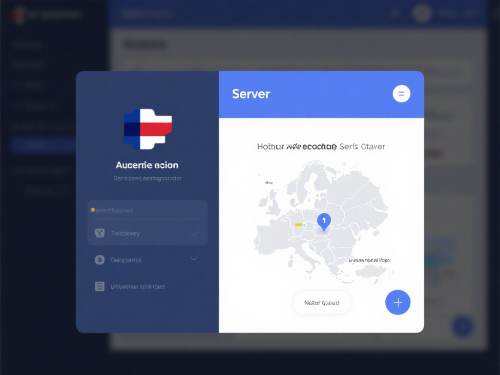 选择服务器位置
登录后，选择一个希望连接的服务器